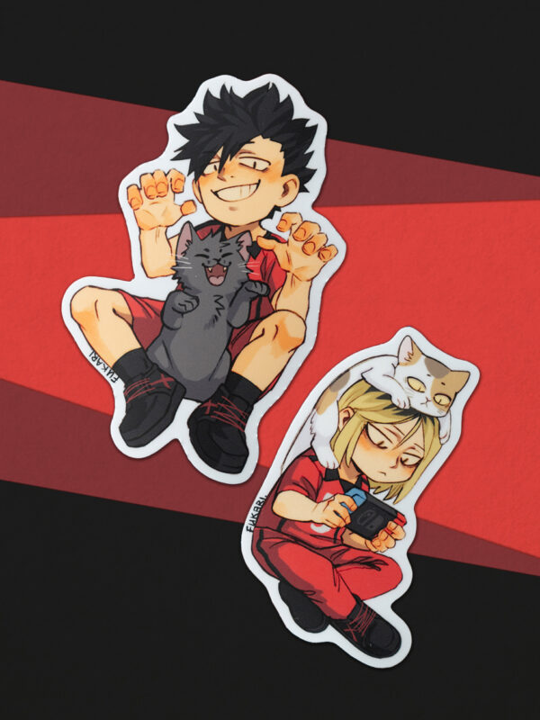 Nekoma stickers