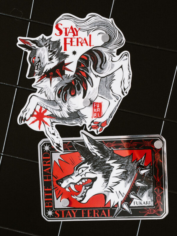 Stay Feral stickers