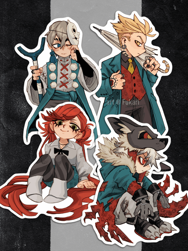 Gachiakuta - Doll Festival Stickers