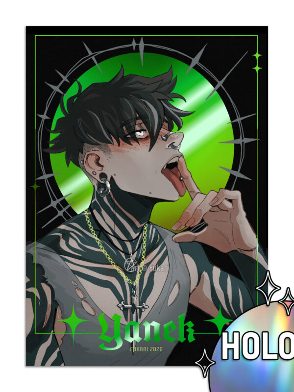 Lime - holo print